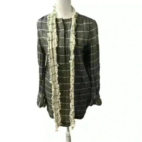 Rachel Zoe Business Casual Dress with Scarf Size 6 - Picture 1 of 8